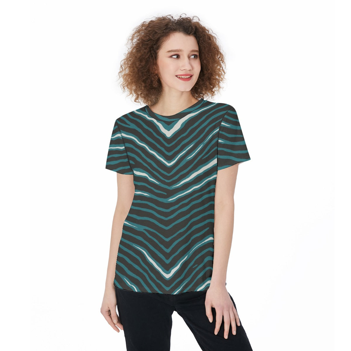 Philadelphia Football Game Day All-Over Print Round Neck T-Shirt