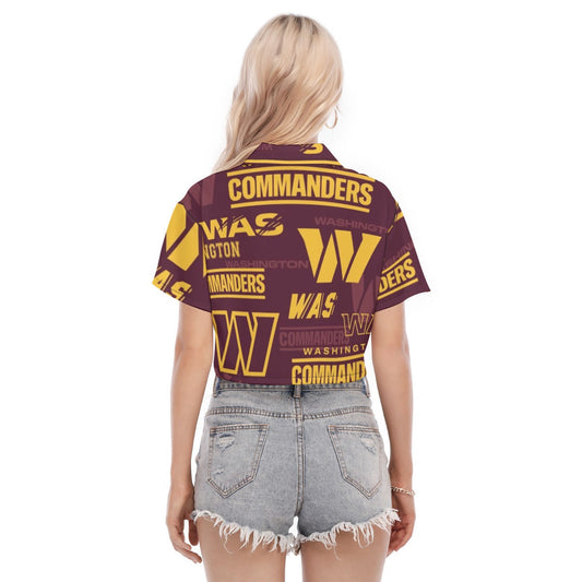 Washington Commanders Women's Cropped Shirt
