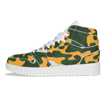 Green Bay Football Game Day Men's Synthetic Leather Stitching Shoes