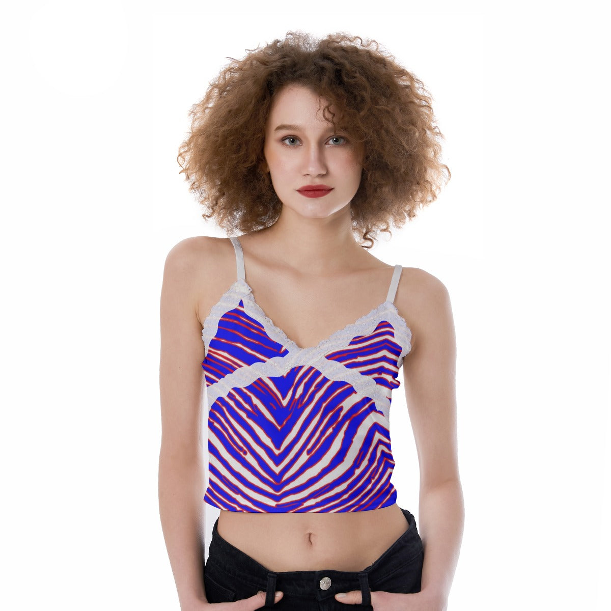 Buffalo Bills Zubaz Women's Lace Camisole