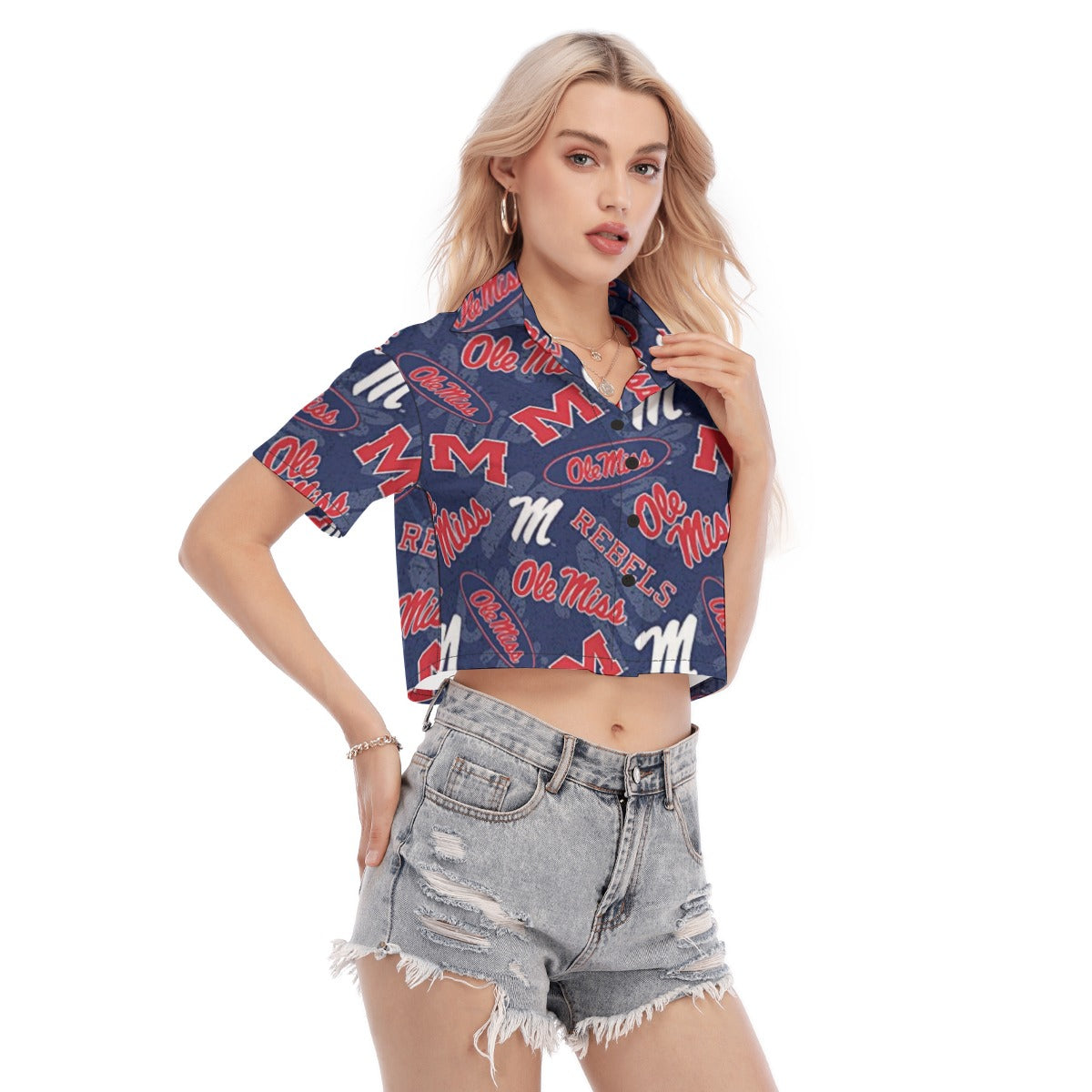 Mississippi Women's Cropped Shirt