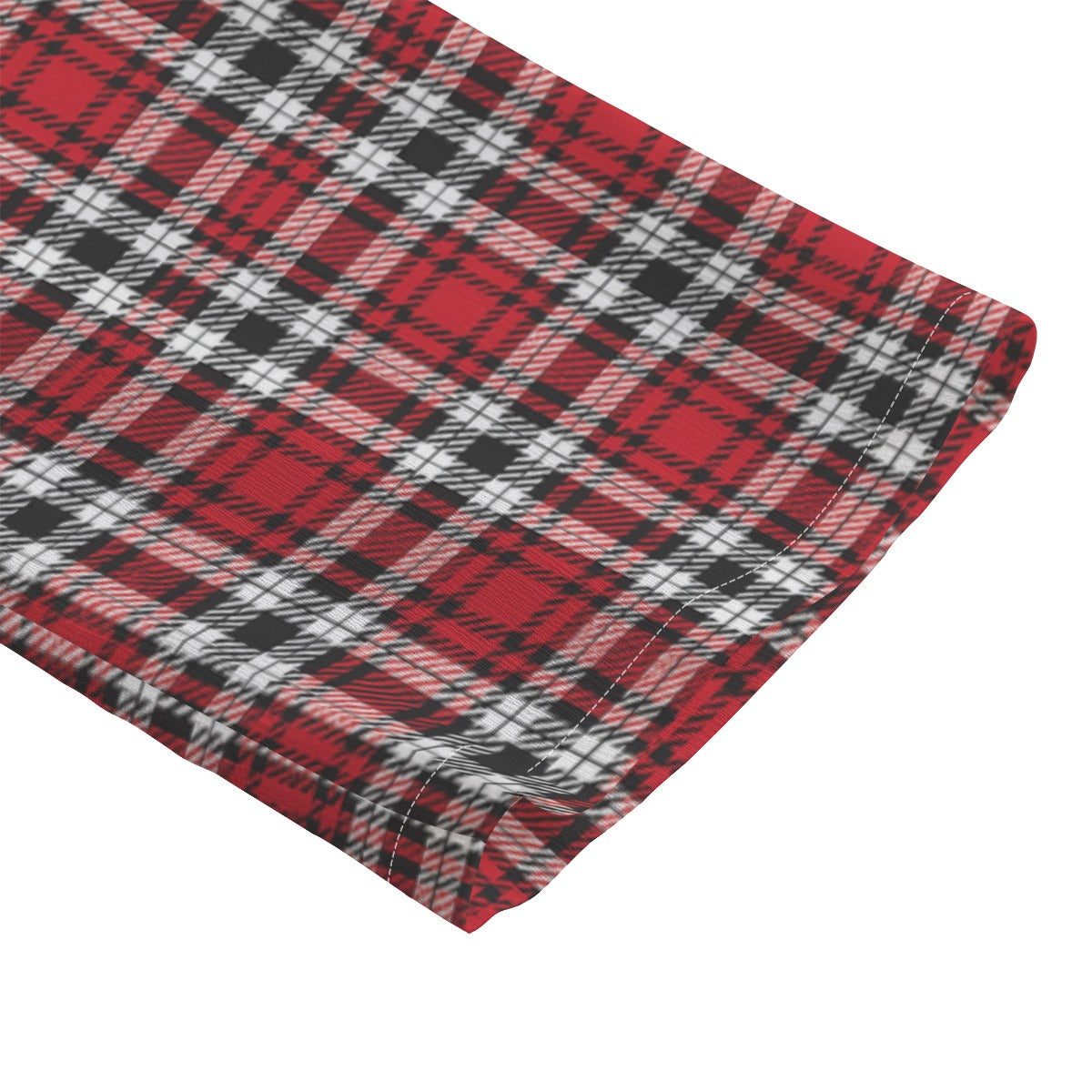 Louisville Tartan Plaid Cardinals Women's Chiffon Shirt With Elbow Sleeve