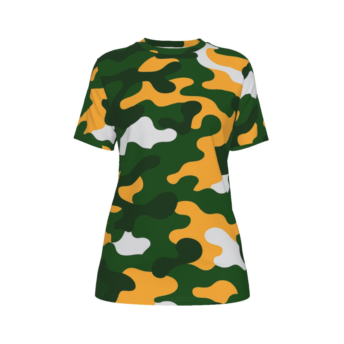 Green Bay Football Game Day All-Over Print Women's O-Neck T-Shirt|180 GSM Jersey