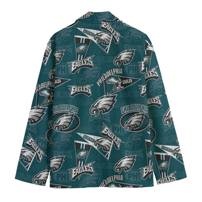 Philadelphia Eagles suit Flat Lapel Collar Blazer