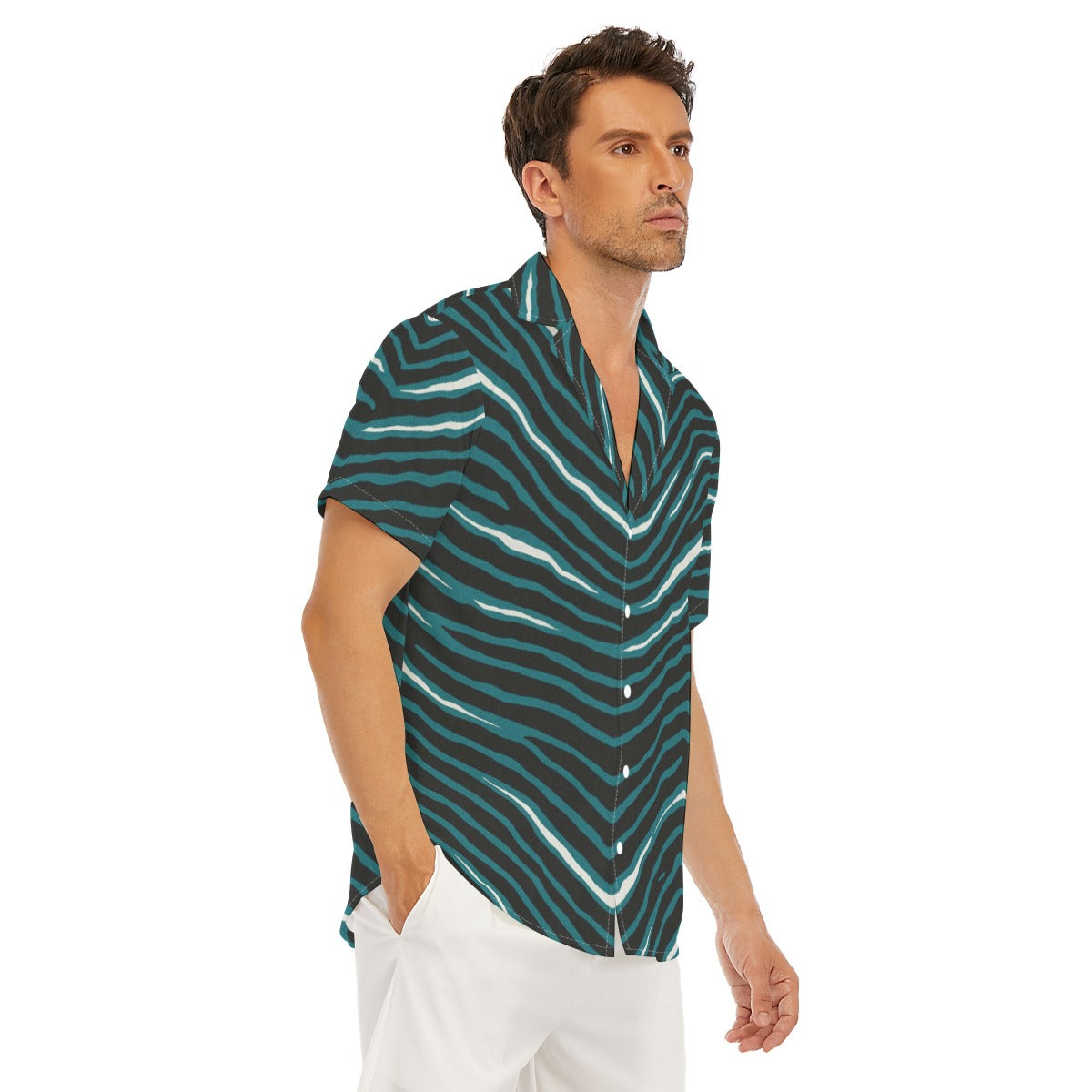 Philadelphia Football Game Day All-Over Print Men's Deep V-neck Short Sleeve T-shirt