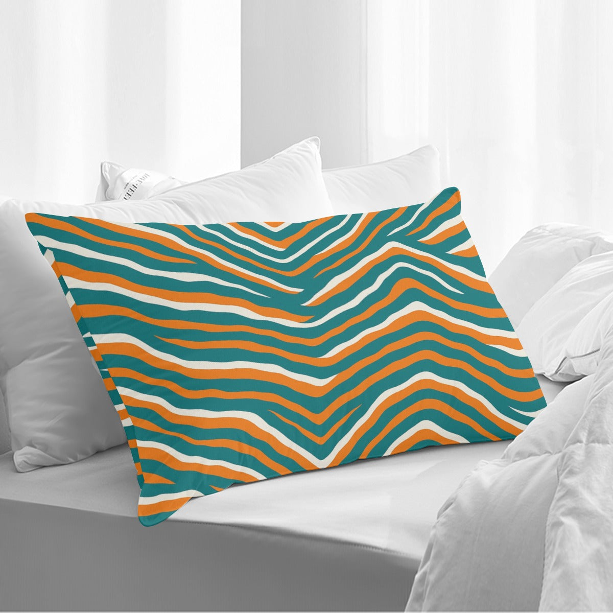 Miami Football Game Day Double Side Printing Pillow Cover（1PC）