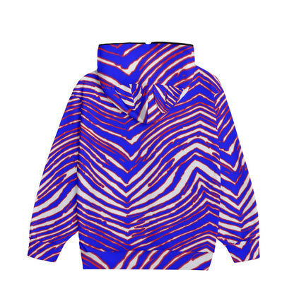 Buffalo Bills Zubaz Unisex Pullover Hoodie With Zipper Closure