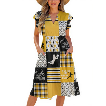 All-Over Print Women's Midi Dress