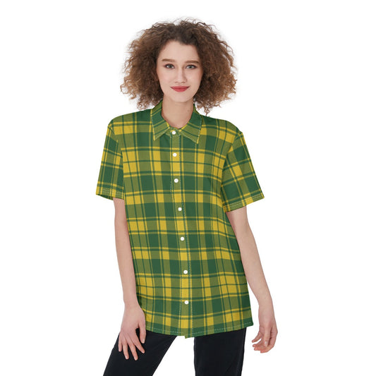 Oregon Tartan Plaid Ducks Women's Shirt
