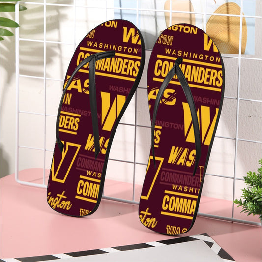 Washington Commanders Men's Flip Flops
