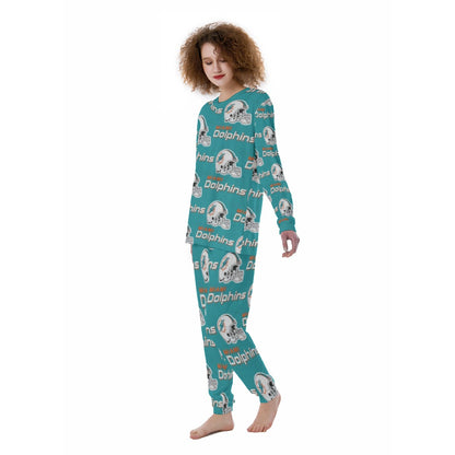Miami Football Game Day All-Over Print Women's Pajamas