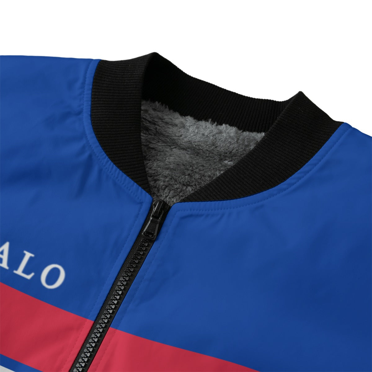 Buffalo Bills retro style Fleece Bomber Jacket