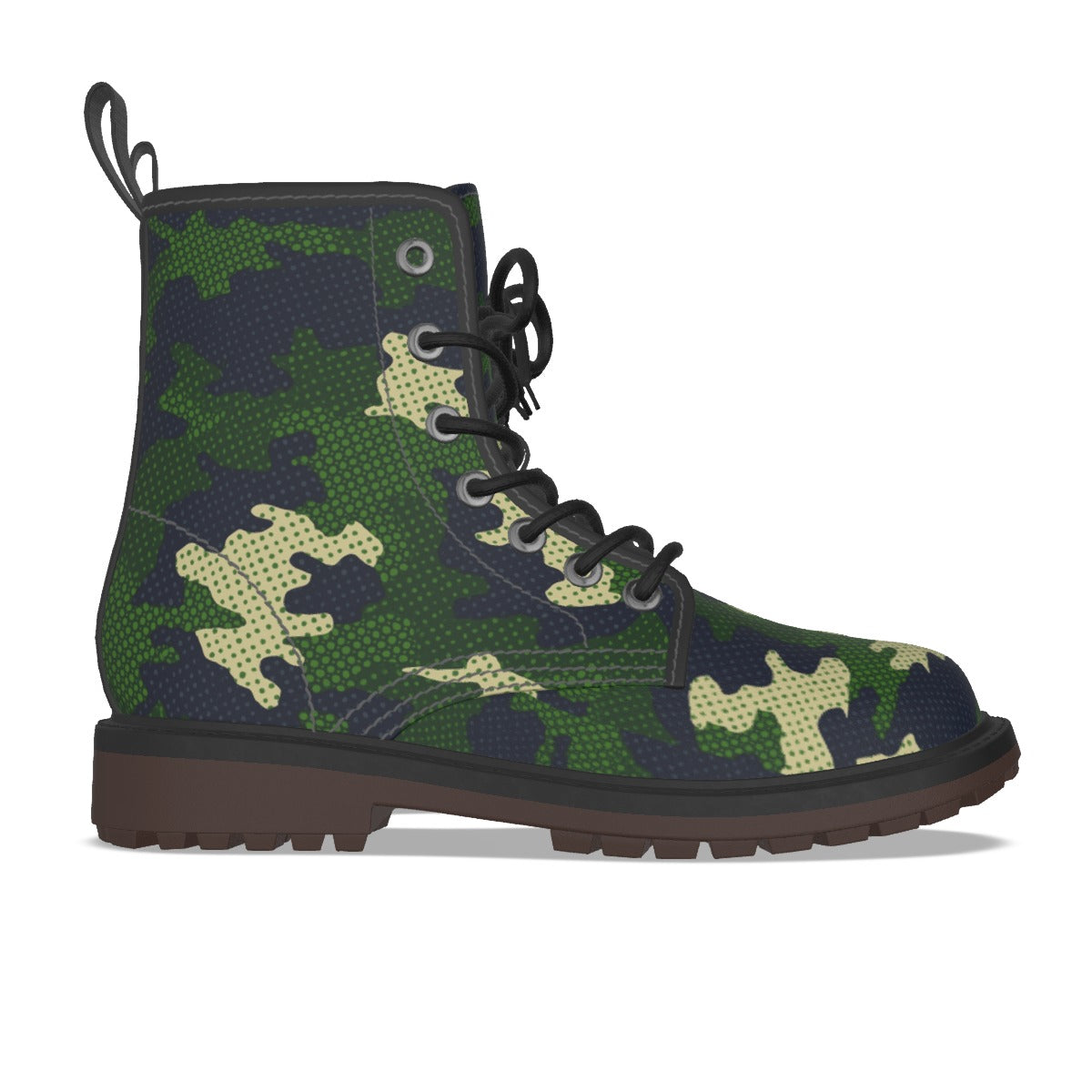 Urban Legend Notre Dame Navy and Gold Camo Martin Short Boots – Fighting Irish-Inspired Streetwear f