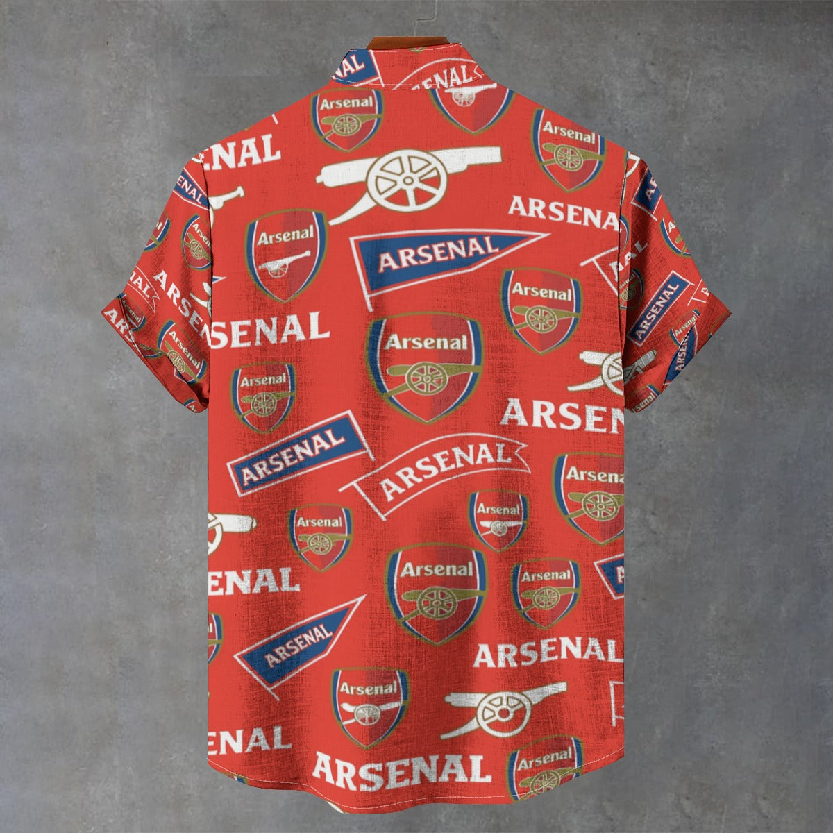 Arsenal FC Football Club Stand Collar Shirt|110GSM Imitation Flax
