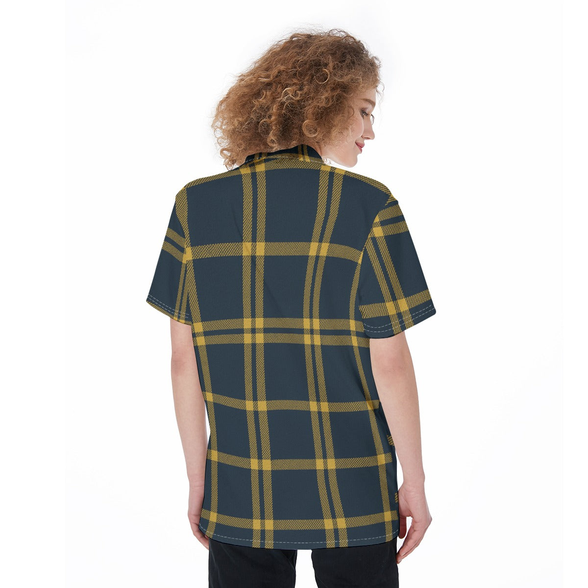 California UC Berkeley Golden Bears Tartan Plaid Women's Shirt