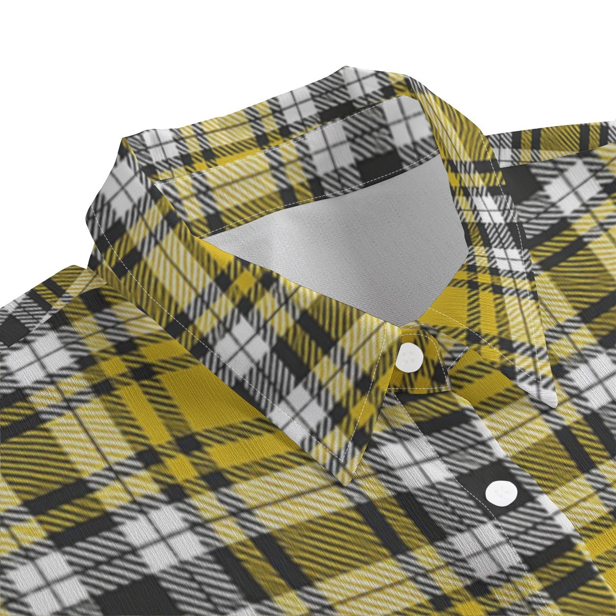 Iowa tartan plaid Hawkeyes Women's Chiffon Shirt With Elbow Sleeve