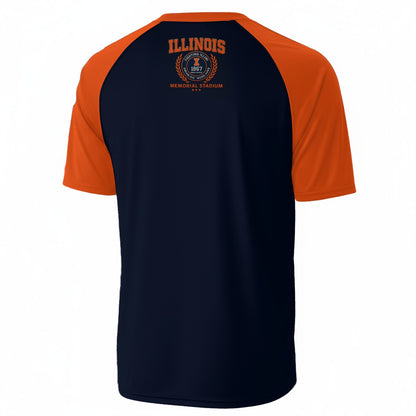 Illinois  Urbana  Fighting Illini V-Neck Short Sleeve T-Shirt