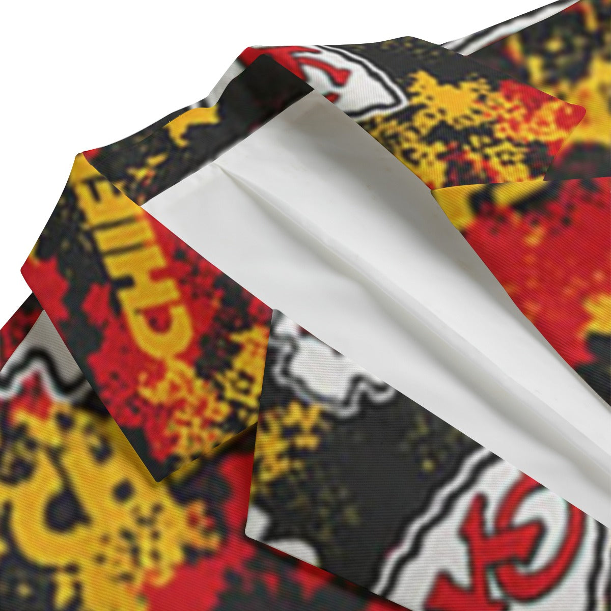Kansas City Chiefs Suit Flat Lapel Collar Blazer