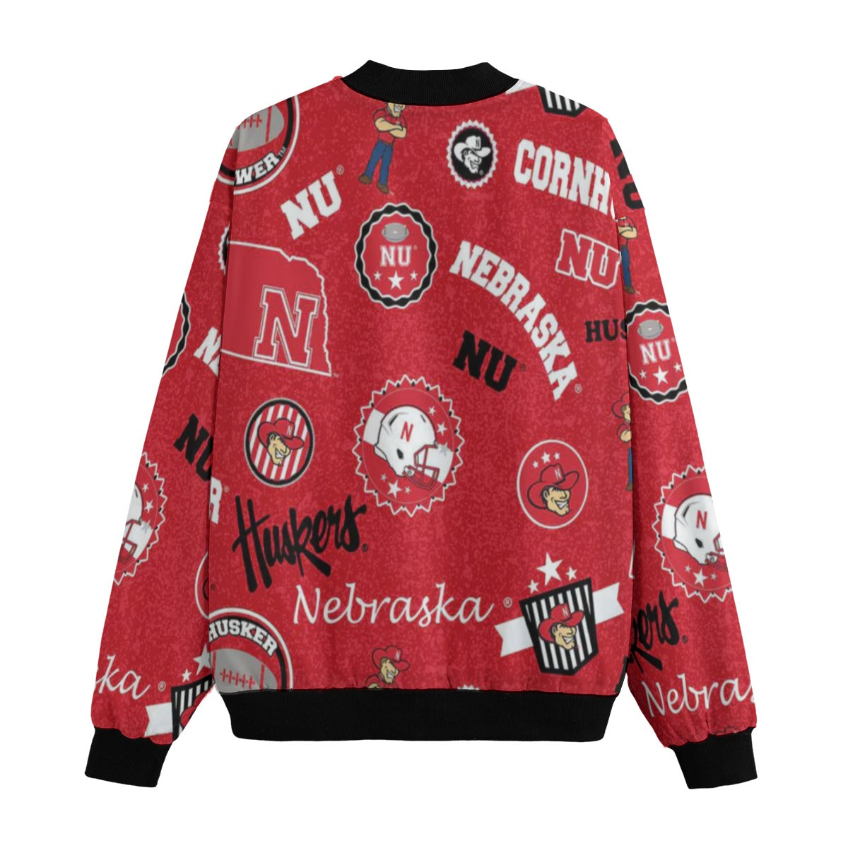 Urban Legend Nebraska Lincoln – Cornhuskers Fleece Bomber Jacket