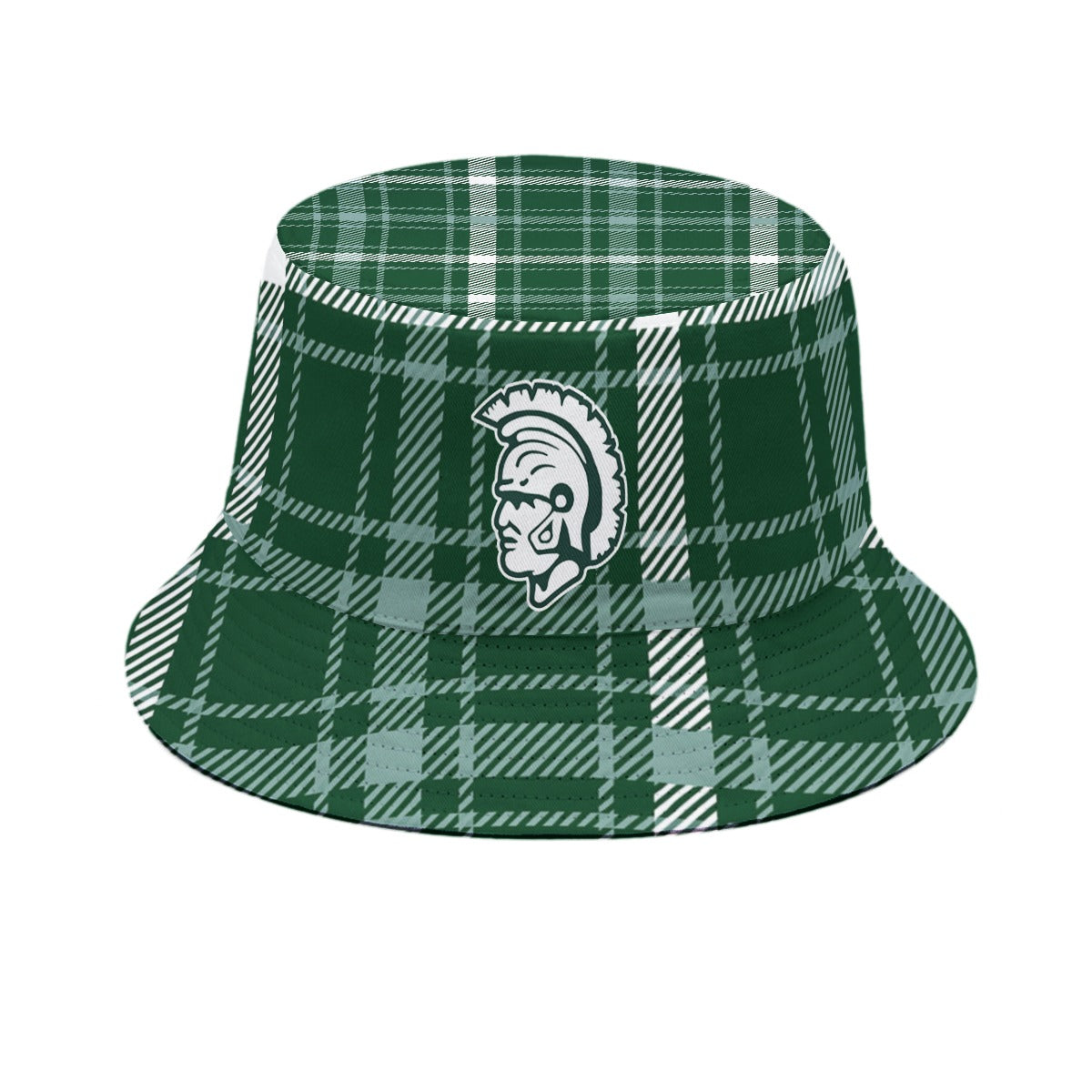Michigan State Tartan Plad Spartans  Bucket Hat