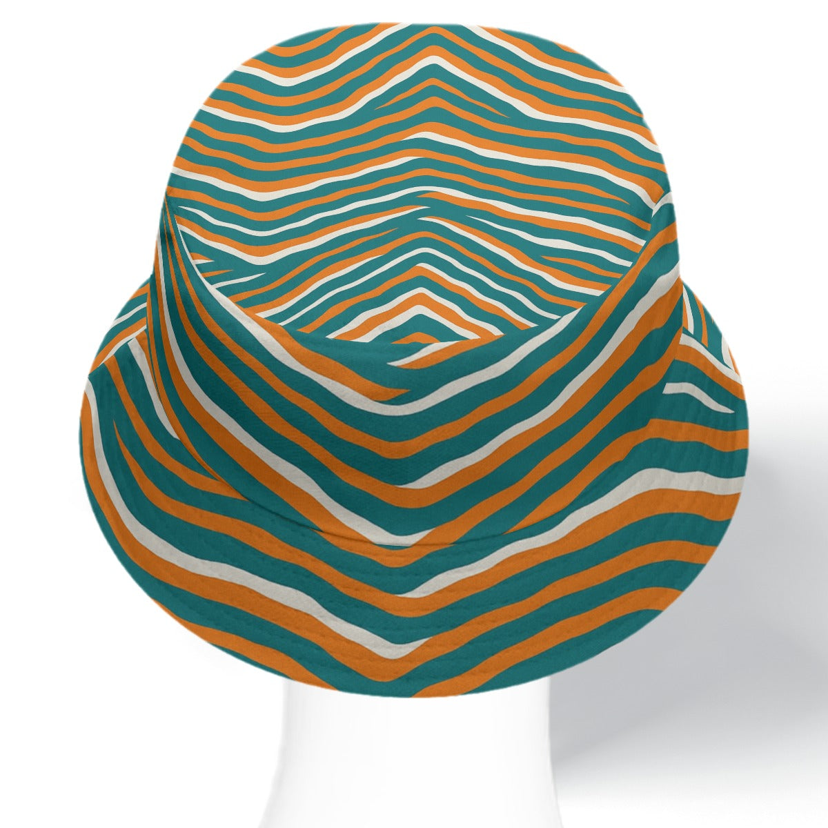 Urban Legend Miami Dolphins Zubaz – Double-Side Printing Bucket Hat