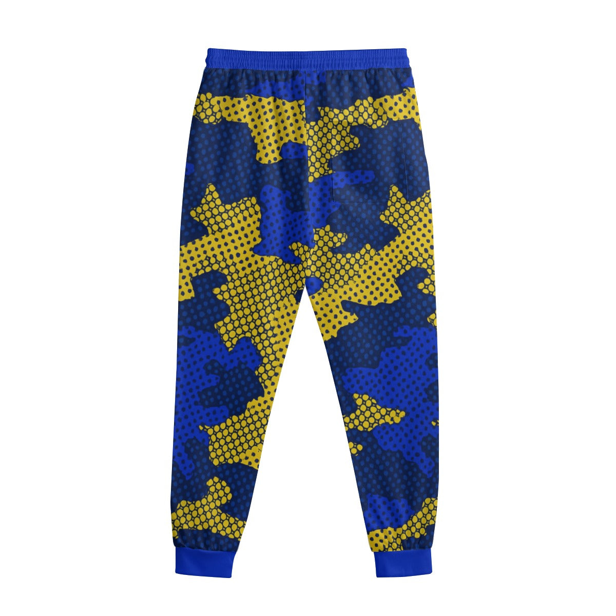 Urban Legend West Virginia  Navy Gold Camo Sweatpants With Waistband