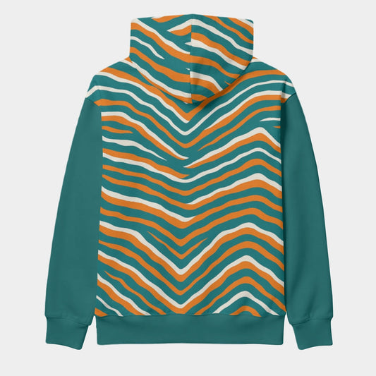 Miami Football Game Day All-Over Print Men's Pullover Hoodie