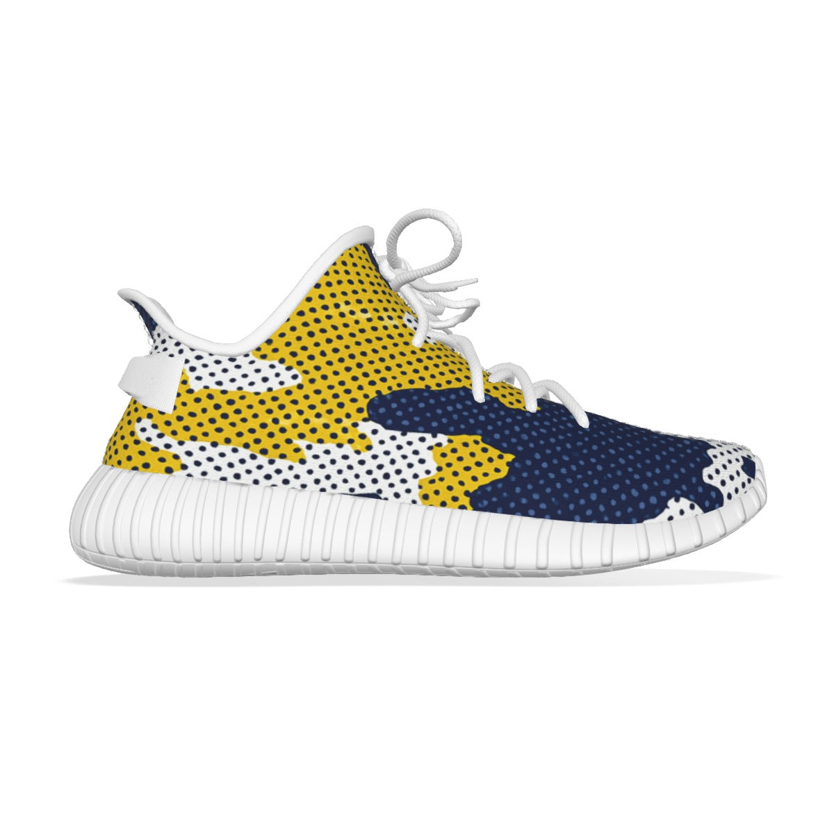 Urban Legend Michigan Wolverines Navy Maize White Camo Coconut Sneakers Shoes