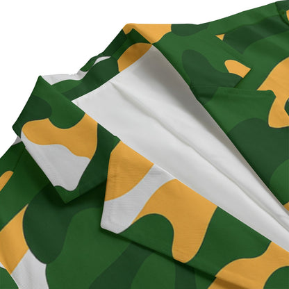 Green Bay Football Game Day All-Over Print Women's Leisure Blazer | 245GSM Cotton
