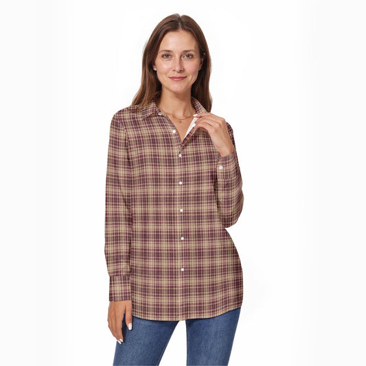 Florida Seminoles tartan  Women's Long Sleeve Shirt