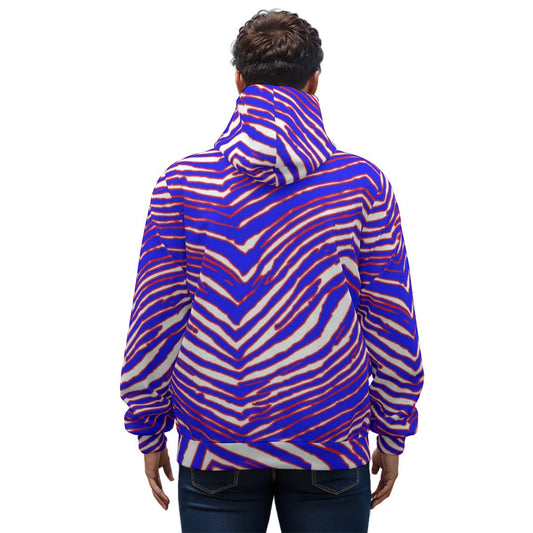 Buffalo Bills Zubaz Unisex Pullover Hoodie With Zipper Closure | 310GSM Cotton