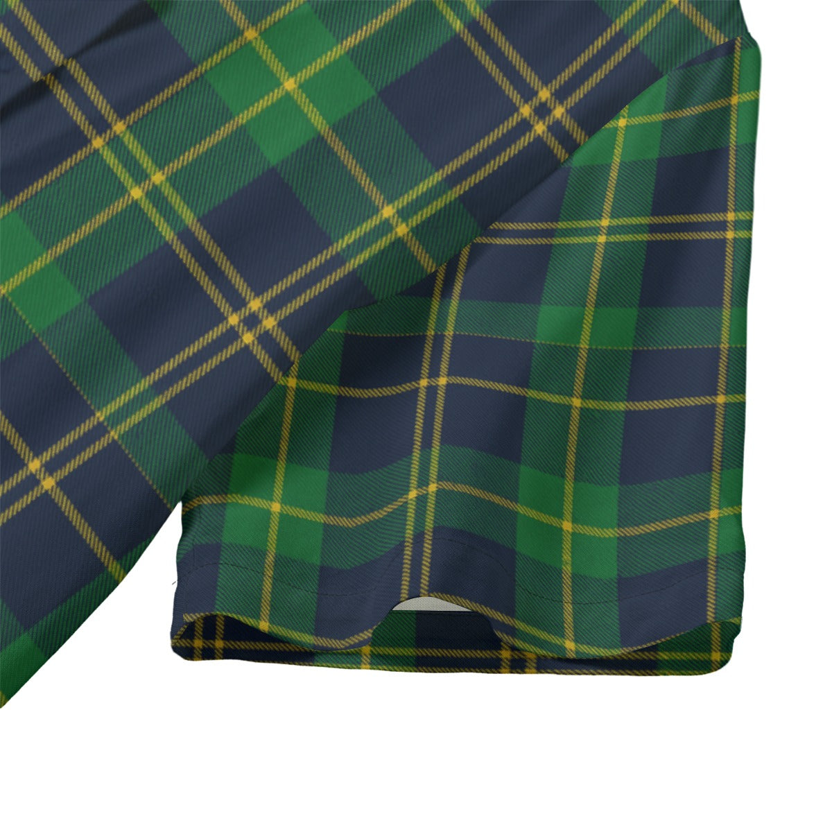 Notre Dame Tartan Plaid Fighting Irish Women's Hawaii Shirt | Rayon