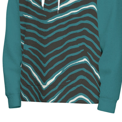 Philadelphia Football Game Day All-Over Print Men's Half  Button Hoodie
