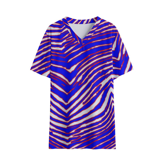 Buffalo Bills Zubaz Kid's V-neck T-shirt