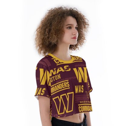 Washington Commanders Cropped T-Shirt