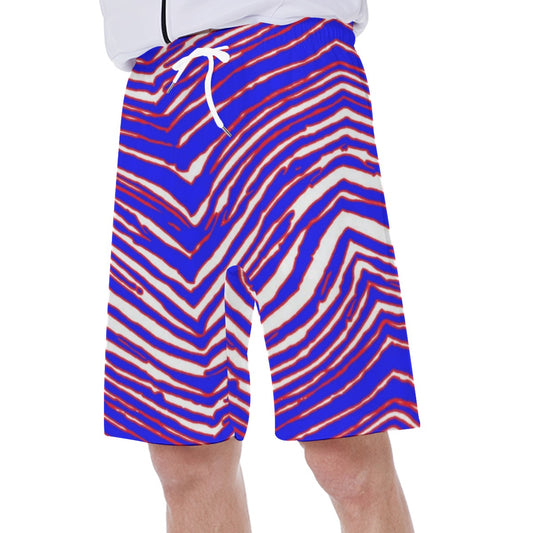 Buffalo Bills Zubaz Men's Beach Shorts With Side Pocket