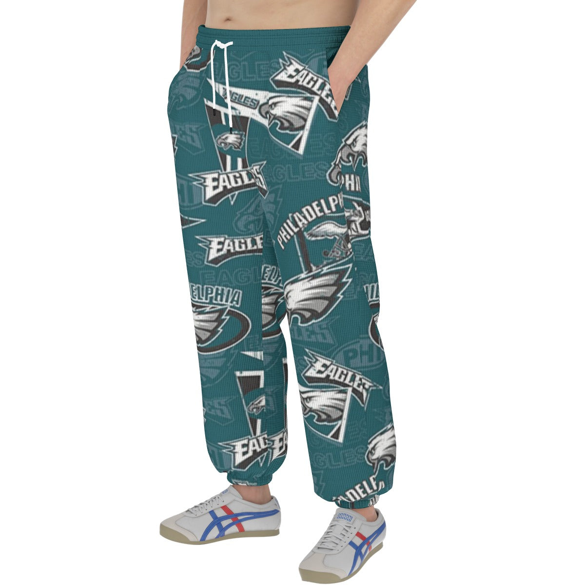 Philadelphia Football Game Day All-Over Print Men'S Thick Sweatpants