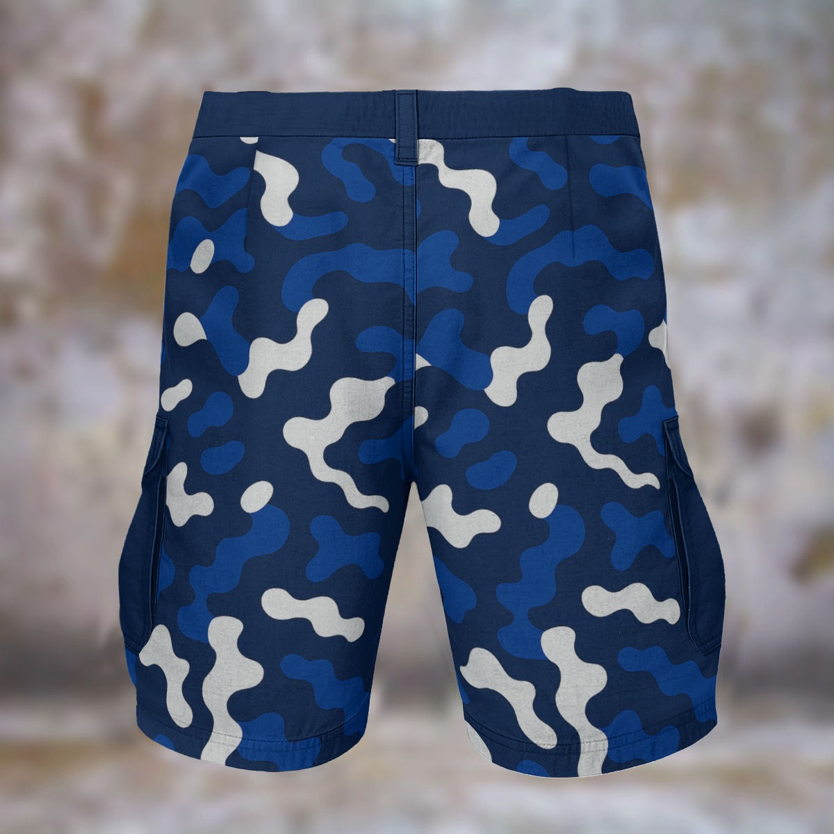 Urban Legend Indianapolis Colts Royal Blue White Gray Camo Cargo Shorts