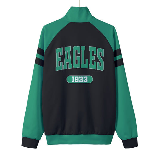 Philadelphia Football Game Day All-Over Print Unisex Stand Collar Black Lining Jacket