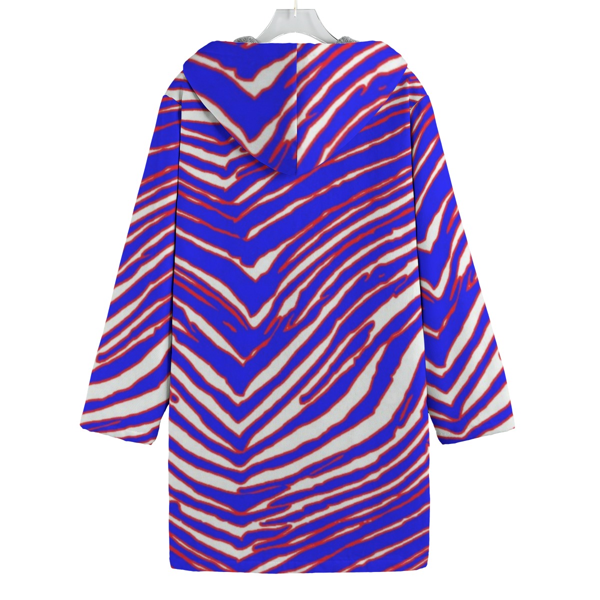 Buffalo Bills Zubaz Men's Canvas Button Fleece Windbreaker