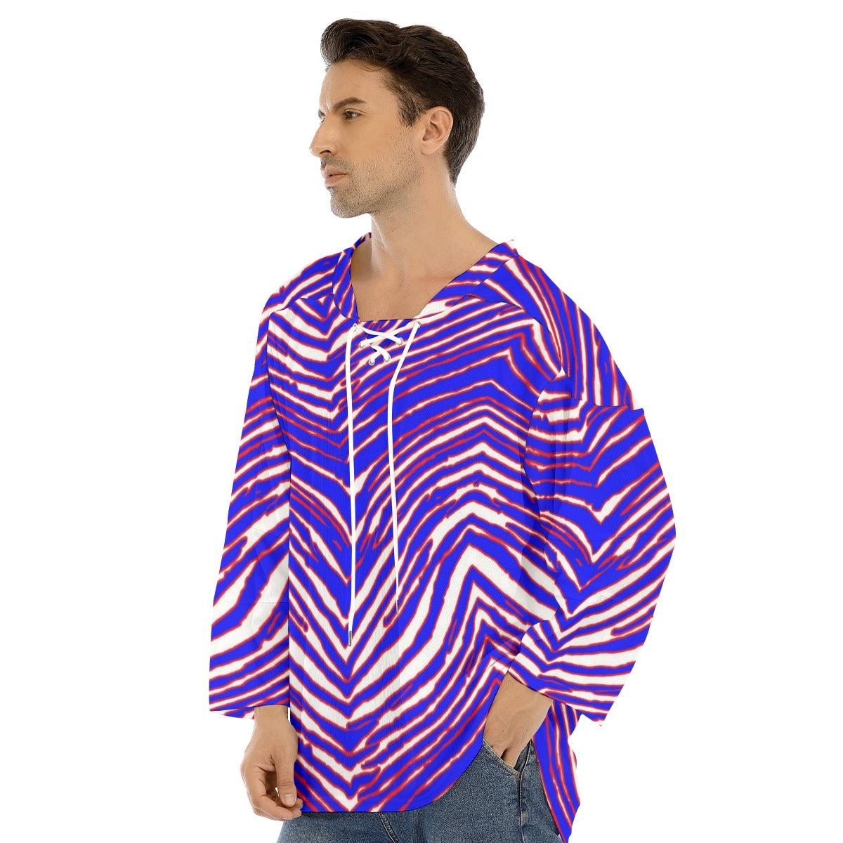 Buffalo Bills Zubaz Men's Hockey Jersey