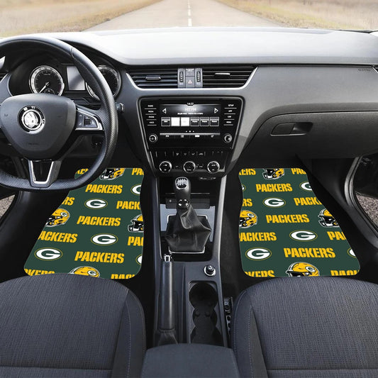 Green Bay Football Game Day Front row car mats (2pcs)