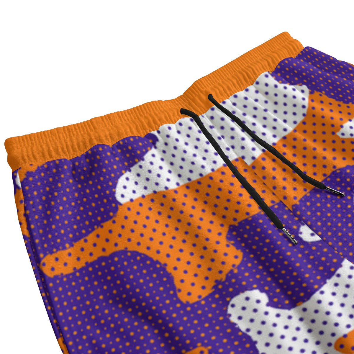 Urban Legend Clemson Orange Purple Camo Sweatpants With Waistband