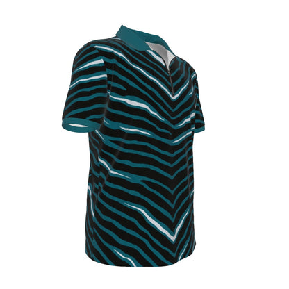 Philadelphia Football Game Day All-over Print Men's Polo Shirt with  Zipper