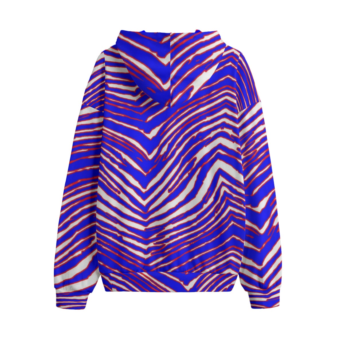 Buffalo Bills Zubaz Unisex Plus Fleece Pullover Hoodie