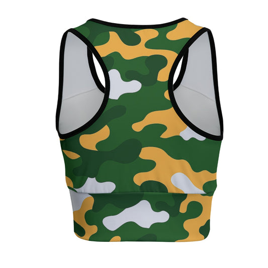 Green Bay Football Game Day All-Over Print Women's Sports Bra