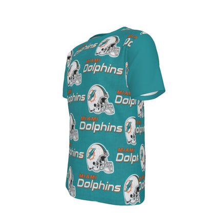 Miami Football Game Day All-Over Print Unisex T-Shirt|220GSM KPO03