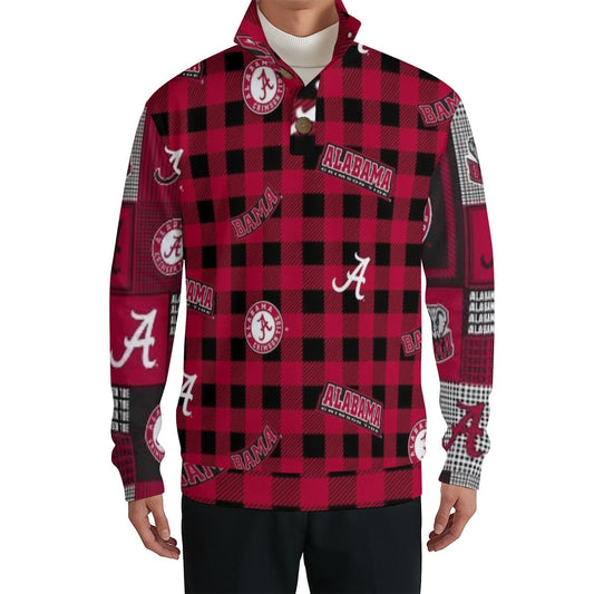 Alabama - Crimson Tide Casual Pullover Shirt With 1/4 Zip