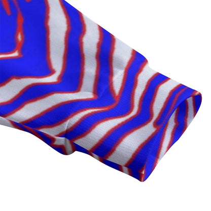 Buffalo Bills Zubaz Men's Stand-up Collar Sweater With Zipper Closure