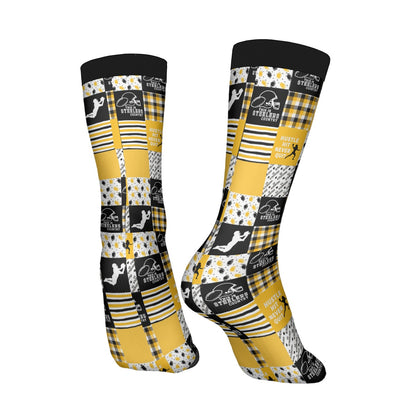 Contrast Color Socks For the USA